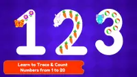 Tracing Numbers 123 & Counting Game for Kids Screen Shot 0