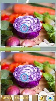 Finden Sie Differenz Gemüse Screen Shot 2