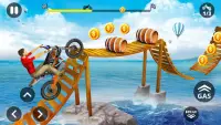 Crazy Bike Mega Stunt racing Screen Shot 0