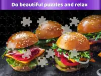 Burger games - Jigsaw puzzles Screen Shot 0