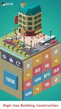 City 2048 - Build Town Puzzle Screen Shot 2