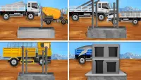 House Construction Trucks Game Screen Shot 2
