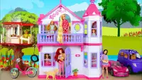 인형 집 디자인: 소녀 게임 Screen Shot 0