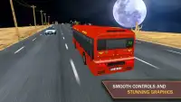 Racing In Bus: Schulbus Autobahn Simulator Screen Shot 4