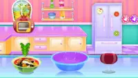 Cooking chocolate cake : Games for kids Screen Shot 1