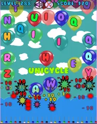Popping Letters - Free Screen Shot 2