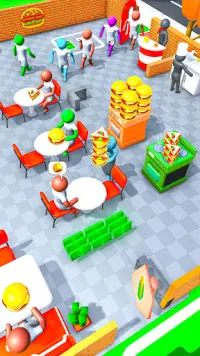 Idle Burger Shop - Tycoon Game Screen Shot 2