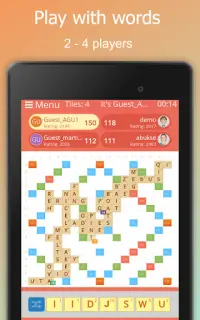 Rackword - Online word game Screen Shot 7