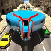 Gyroscopic Elevated Bus Driving: Public Transport