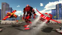Moto Robot Transformation: Robot Flying Car Games Screen Shot 3