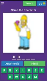 Mr X Quiz. Trivia for Simpsons. Screen Shot 0