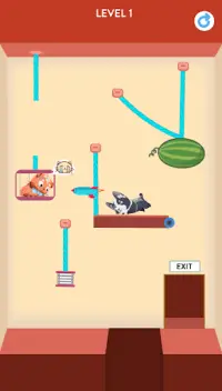 Rescue Kitten - Rope Puzzle Screen Shot 5