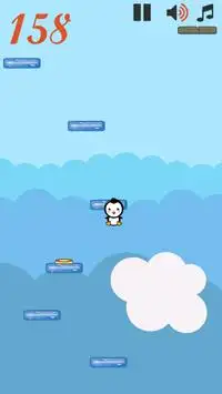 Baby Penguin Game: Sky Jump Screen Shot 1
