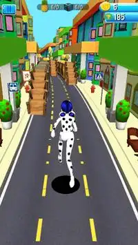 Subway Lady bug Adventure Running Game 3D Screen Shot 0