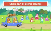 Cats Pets Picnic! Game Giáo Dục & Trò Chơi Cho Bé! Screen Shot 13