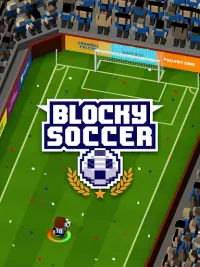 Blocky Soccer Screen Shot 12