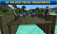 パワーボートのトランスポーター：警察 Screen Shot 4