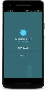 TapRush Blue - satisfying tapping game Screen Shot 0