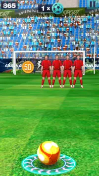 3D Freekick - игра 3D Flick Football Screen Shot 3