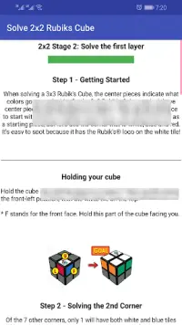 How To Solve a Rubik's Cube 2x2 Screen Shot 3