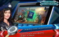 Criminal Case investigation : Hidden Objects Free Screen Shot 0
