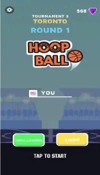 Hoop Ball Stars - Dunk Hit Shot Free Offline Game Screen Shot 5