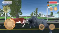 Angry Buffalo Attack Game 3D Screen Shot 3