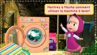 Masha et Michka - Jeux de Nettoyage de Maison Screen Shot 5