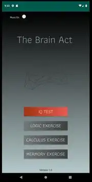 The Brain Act : IQ Test Screen Shot 0