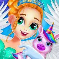 Baby Unicorn Princess Dress up Salon-Pet Care Game