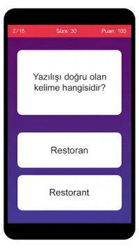 Türkçe Kelime Oyunu Screen Shot 3