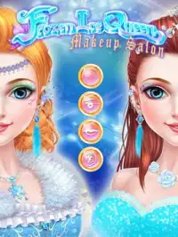 Frozen Ice Queen Makeup Salon Screen Shot 0