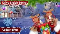 Drive Sleigh Santa Simulator Screen Shot 1