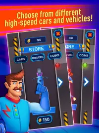 Ludichrome: Endless Car Racing Game Screen Shot 9