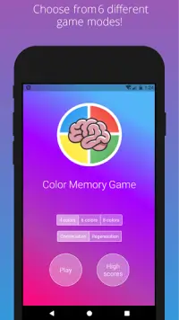 Color Memory Game Screen Shot 3