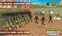 Off Road Army Bus Driving:Soldier Transport Duty Screen Shot 9