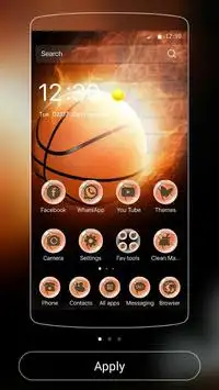 Basquetebol Tema basketball Screen Shot 0