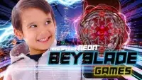 Neon beyblade games fidget spinner toys Screen Shot 1