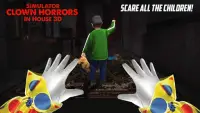 Simulador Clown Horrors In House 3D Screen Shot 0