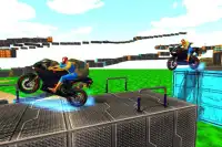 Superhero bike race: Offroad Moto Bike Racer Screen Shot 1