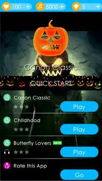 Piano Tiles 4 : Magic Tiles - halloween Screen Shot 0