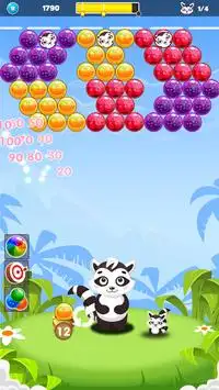 Raccoon Bubble Wonderland Screen Shot 3