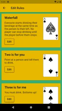 Kings Drinking Game - Classic Cards Drinking Game Screen Shot 3