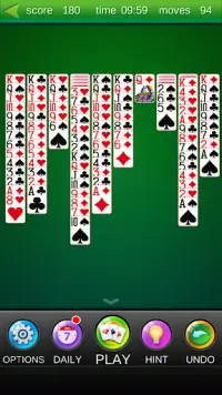 Spider Solitaire Tap Fun Screen Shot 1