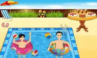 Pool Party & BBQ Cooking Screen Shot 2