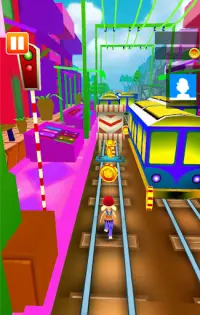 Train Surf runner- Endless Subway Racing Screen Shot 4