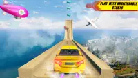 Ramp Car Stunts Free Game: Extreme Racing Track Screen Shot 4