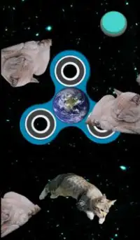 Fidget Spinner: Space Cats Screen Shot 2