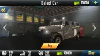 Impossible Police Hummer Car Tracks 3D Screen Shot 1