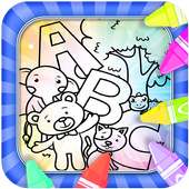 ABC Alphabet Letters Coloring Pages for Kids